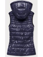 Tmavě modrá prošívaná dámská vesta model 16149761 - ATURE