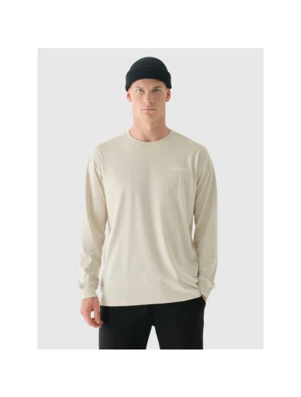 Pánské tričko oversize s potiskem a dlouhým rukávem model 21893087 - 4F