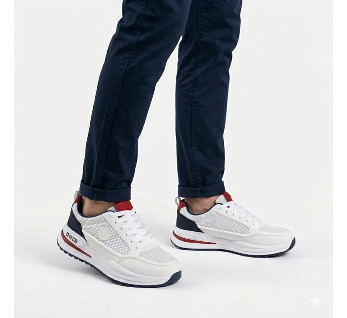 Pánske biele športové topánky Big Star TT174315