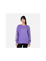 Unisexové tričko ROSSIGNOL SUPER LS TEE, fialové