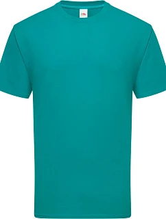 Fruit of the Loom Iconic 195 T Pánske tričko z hrubého materiálu 16.1422 ocean teal