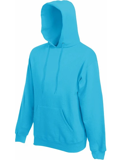 Fruit of the Loom Classic Hooded Sweat Mikina s kapucňou 16.2208 azúrovo modrá Fruit of the Loom Classic Hooded Sweat Mikina s kapucňou 16.2208 azúrovo modrá
