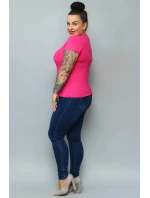 Dámská halenka  růžová  model 18885186 - Karko