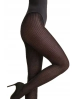 Dámske pančuchové nohavice Celest Code 1217 Black Pattern - Gabriella