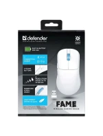 DEFENDER BEZDRÔTOVÁ MYŠ FAME GM-516 RF+BT 10000DPI 6P BIELA 52516