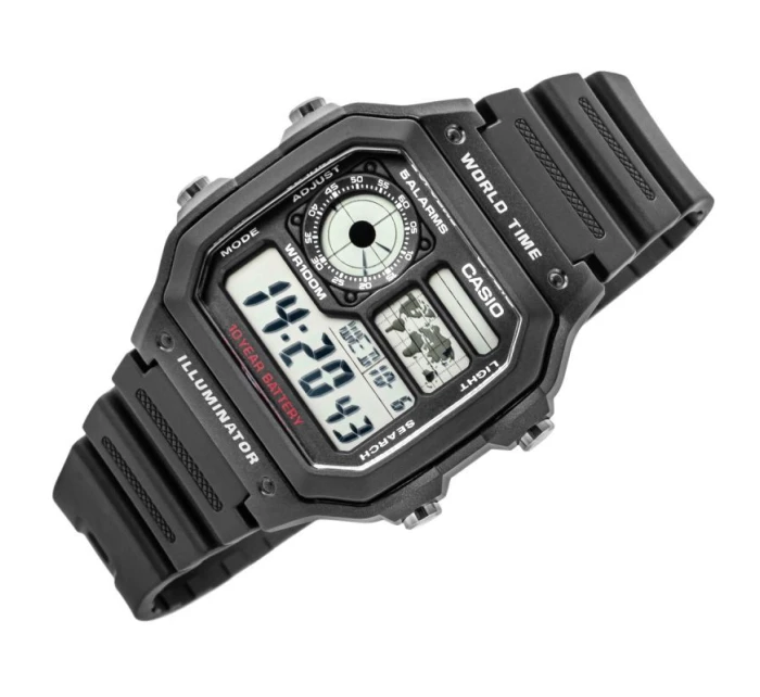 Pánske hodinky CASIO AE-1200WH-1AVDF + BOX Pánske hodinky CASIO AE-1200WH-1AVDF + BOX