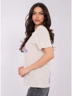 Tričko D12022AH02645Y light beige