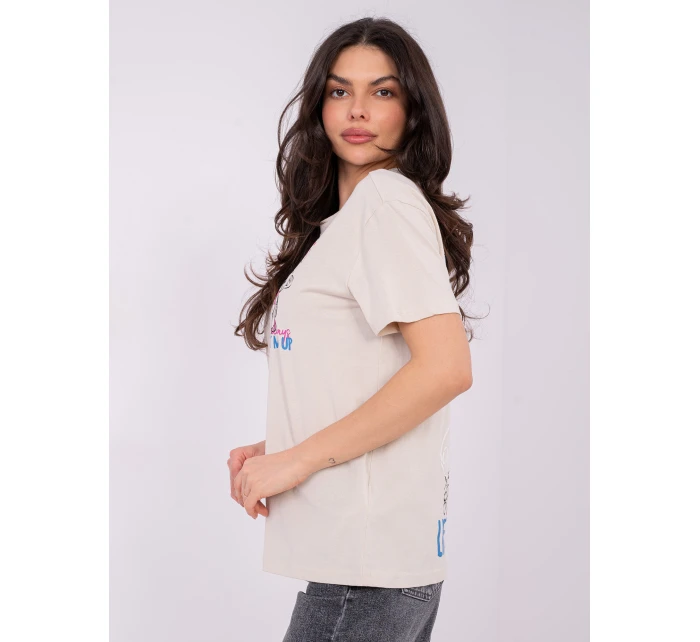 Tričko D12022AH02645Y light beige