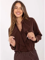 MI košeľa KS 3257.47 hnedá