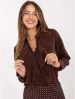 MI košeľa KS 3257.47 hnedá