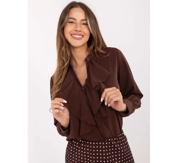 MI košeľa KS 3257.47 hnedá