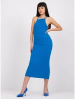 Šaty RV SK model 17050003 tmavě modrá - FPrice Šaty RV SK model 17050003 tmavě modrá - FPrice