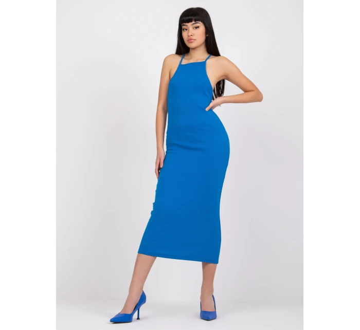 Šaty RV SK model 17050003 tmavě modrá - FPrice Šaty RV SK model 17050003 tmavě modrá - FPrice