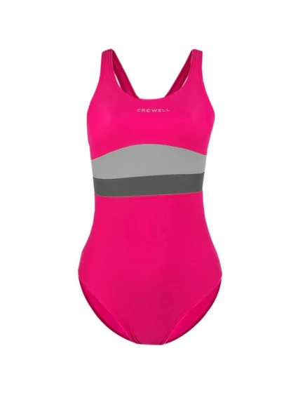 Dámske jednodielne plavky Katie Dark Pink with Grey - Crowell Dámske jednodielne plavky Katie Dark Pink with Grey - Crowell
