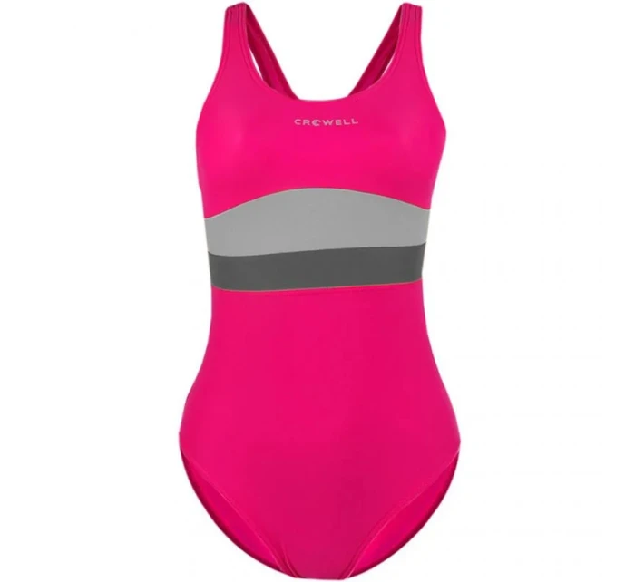 Dámske jednodielne plavky Katie Dark Pink with Grey - Crowell Dámske jednodielne plavky Katie Dark Pink with Grey - Crowell