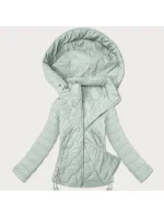 Dámska krátka prešívaná bunda v mätovej farbe J Style (16M9239-156) Dámska krátka prešívaná bunda v mätovej farbe J Style (16M9239-156)