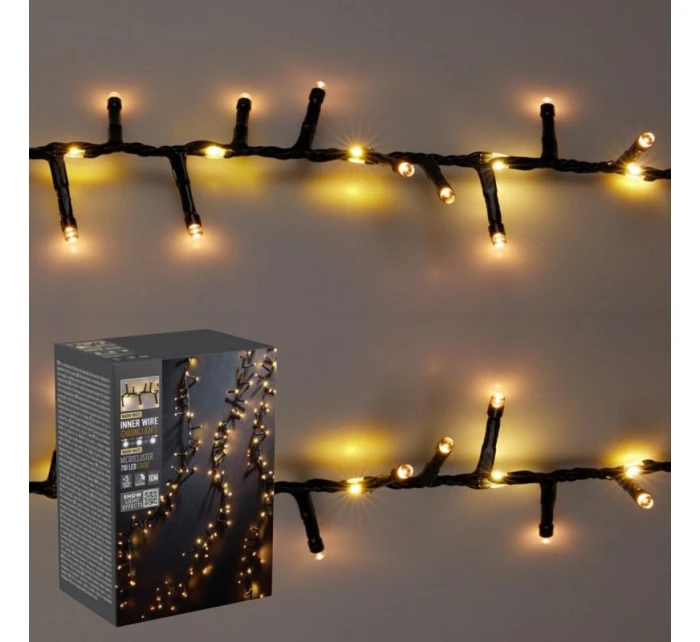 VIANOČNÉ STROMČEKY SVETELNÁ REŤAZ 710 VIEDLA TEPLÁ BIELA