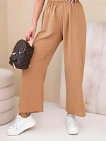 Široké nohavice camel
