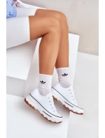 Nízké Dámské Tenisky Na Platformě Bílé model 21683102 - EVENTO Nízké Dámské Tenisky Na Platformě Bílé model 21683102 - EVENTO