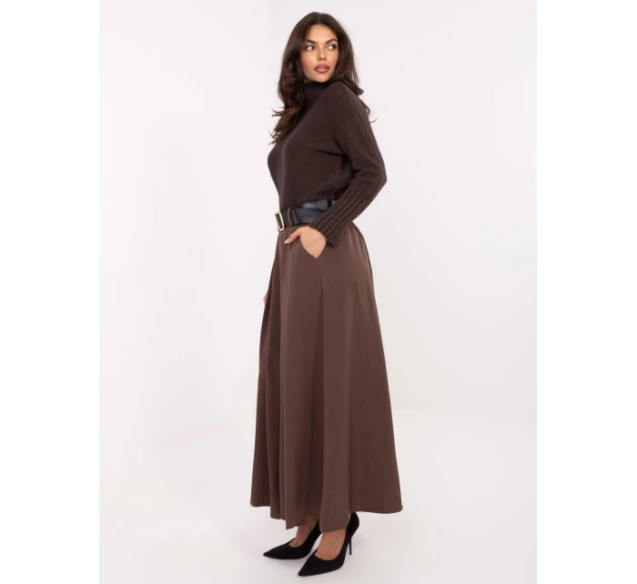 Spódnica IT SD model 21465905 brązowy - FPrice Spódnica IT SD model 21465905 brązowy - FPrice