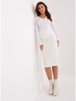 Spódnica RV SD model 18969897 ecru - FPrice Spódnica RV SD model 18969897 ecru - FPrice