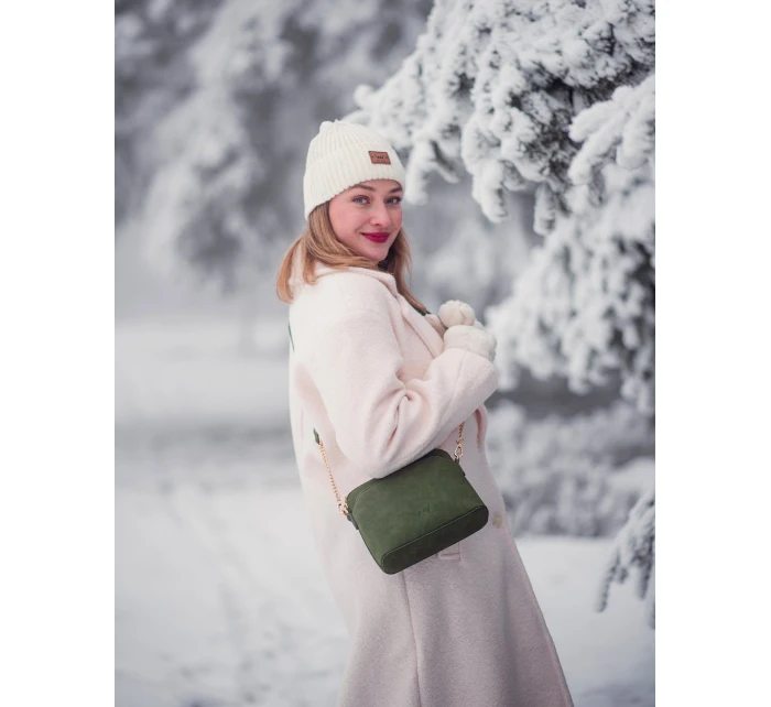 Dámska kabelka Vuch Mini Fossy Suede Green