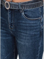 Dámské úzké push up džíny modré Dstreet model 21992917 - FashionStreet Dámské úzké push up džíny modré Dstreet model 21992917 - FashionStreet