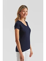 Fruit of the Loom Lady-Fit Iconic 150 V-Neck T Dámske tričko s výstrihom do V 16.1444 červené Fruit of the Loom Lady-Fit Iconic 150 V-Neck T Dámske tričko s výstrihom do V 16.1444 červené
