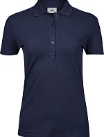 Tee Jays TJ 145 Dámske luxusné ťažké strečové piqué polo tričko 18.0145 námornícka modrá