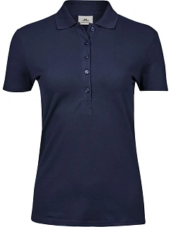 TJ 145 Dámské luxusní těžké strečové piqué polo model 22448804 navy - Tee Jays