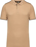 WK WK 270 Pánske pracovné polo tričko z piké „Day-to-Day“ 20.W270 camel/black