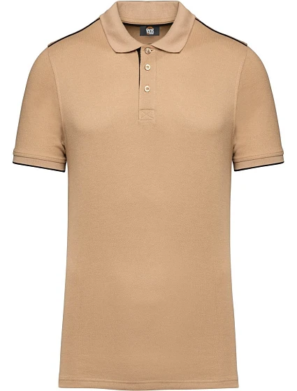 WK WK 270 Pánske pracovné polo tričko z piké „Day-to-Day“ 20.W270 camel/black WK WK 270 Pánske pracovné polo tričko z piké „Day-to-Day“ 20.W270 camel/black