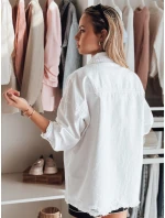 Dámská oversize džínová bunda bílá Dstreet model 21988196 - FashionStreet