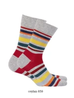 Pánske ponožky Wola Perfect Man vzorované W 94N03 Casual