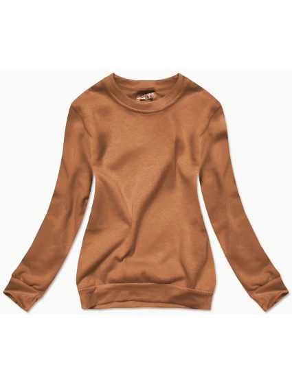 Dámska mikina toffi so sťahovacím lemom (W01-157)