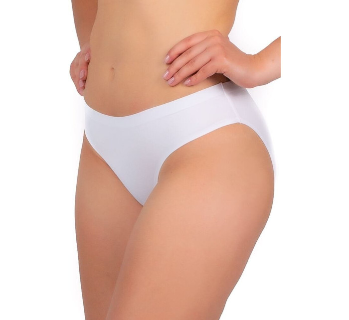 Bezšvové nohavičky Mini Bikini biele