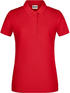 Daiber 8009 Dámske polo tričko z bio bavlny 02.8009 červené