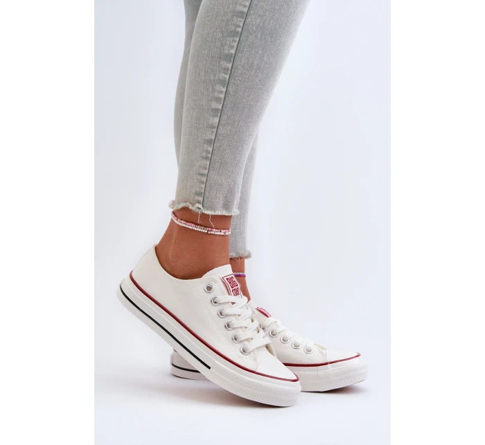 Nízké dámské tenisky Big Star model 21654837 Bílé - Big Star Shoes Nízké dámské tenisky Big Star model 21654837 Bílé - Big Star Shoes