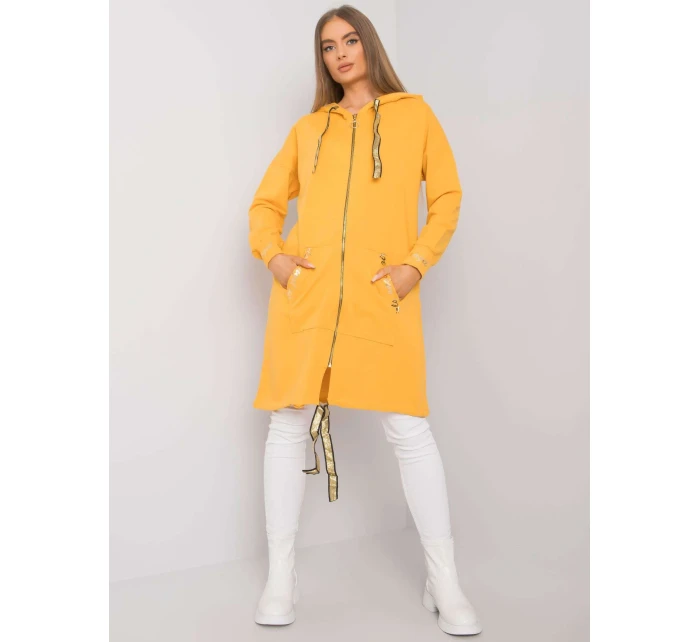 Dámska mikina RV BL 6782.91 tmavo žltá
