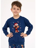 Young Boy pyžamo model 21413594 Dog long/r Christmas 134164 - Cornette