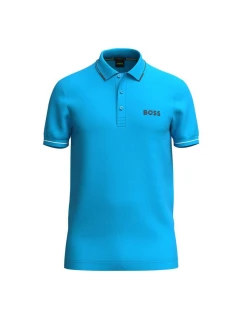 Pánská polokošile Paul Pro slim fit tyrkysové barvy model 21350303 - Boss
