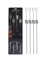 ŠPAJLE NA ŠPÍZY 4KS DĹŽKA 40,5CM NEREZOVÁ OCEĽ