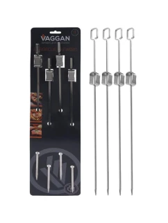 ŠPAJLE NA ŠPÍZY 4KS DĹŽKA 40,5CM NEREZOVÁ OCEĽ