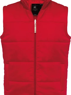 B&C Bodywarmer /men Pánska vesta 01.0930 červená