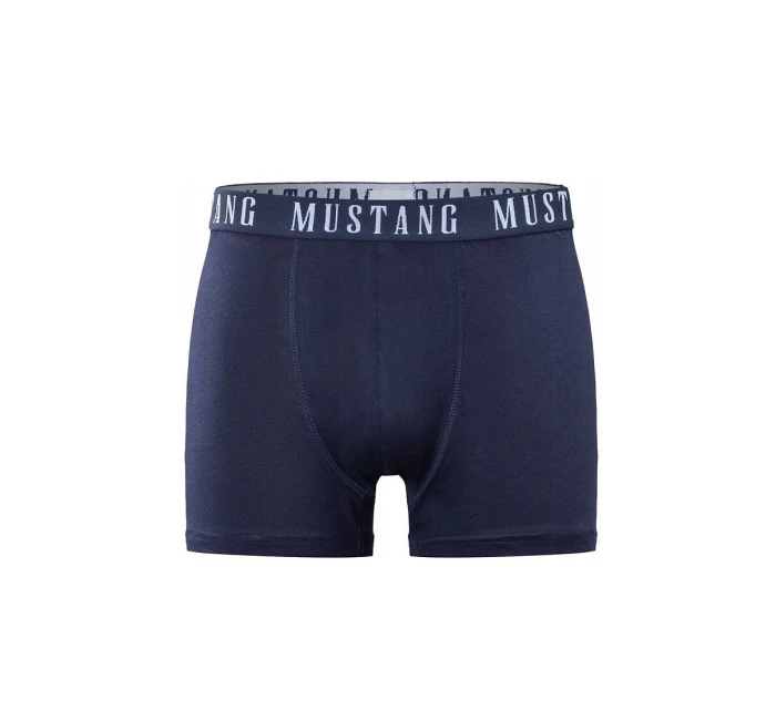 Pánské boxerky 3PACK model 22011566 Tmavě modrá / šedá mix vzor - Mustang Pánské boxerky 3PACK model 22011566 Tmavě modrá / šedá mix vzor - Mustang