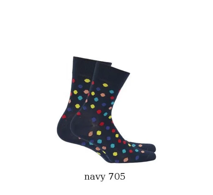 Pánske ponožky Wola Perfect Man vzorované W 94N03 Casual