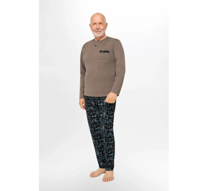 Pánske pyžamo Martel 412 Marcel II dł/r M-2XL