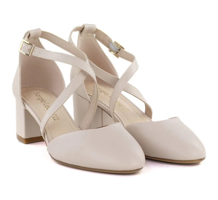 Dámské sandály béžové Sergio model 22021829 - LEONE
