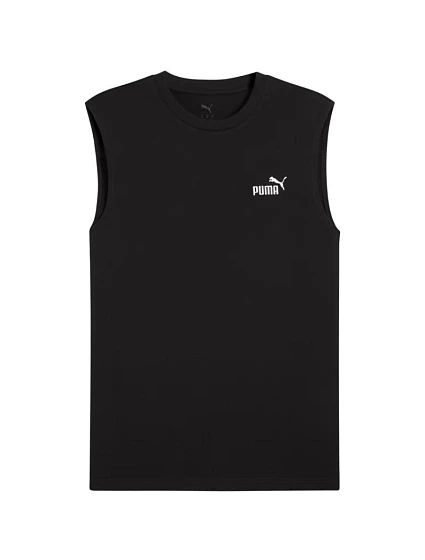 Pánske tričko Puma ESS No. 1 Logo Sleeveless Tee, čierne, 682626 01