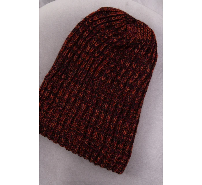 Dámska čiapka Delia K260 ecru+red